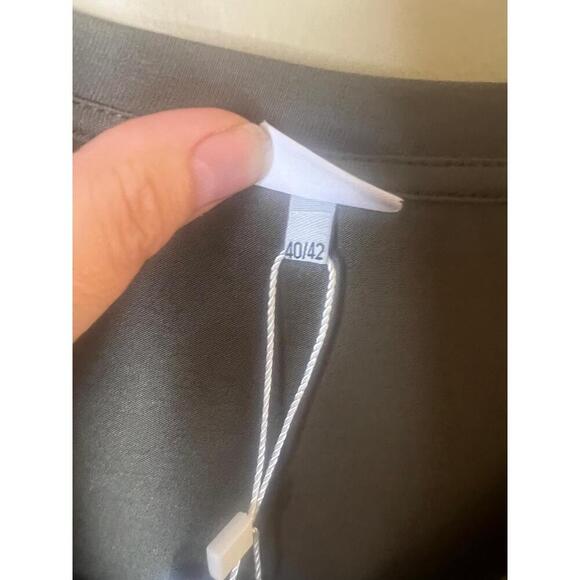 NWT Lascana Olive Long Sleeve Asymmetric Button Detail Decorative Tunic Top 8 10 - Picture 4 of 12